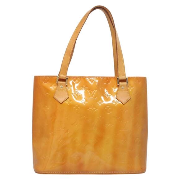 LOUIS VUITTON Monogram Vernis Houston Hand Bag Beige M91004 - Picture 2 of 13